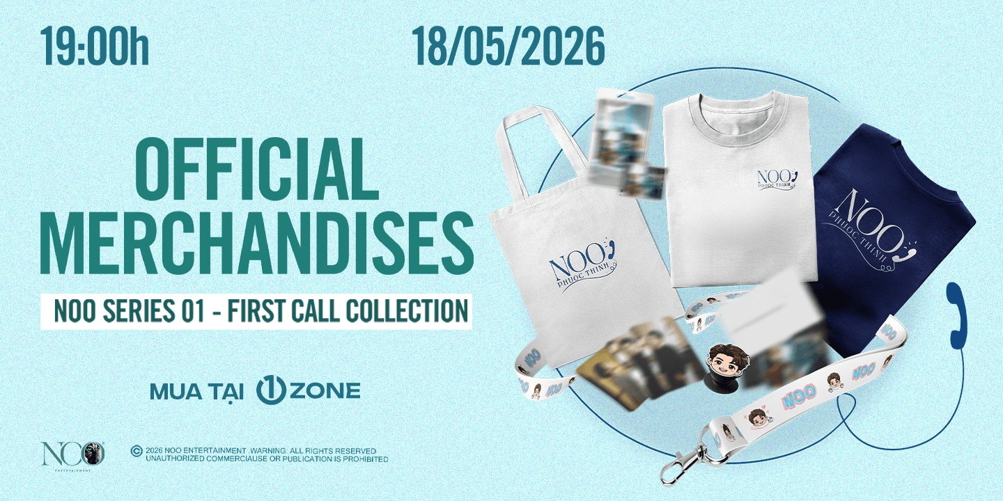 Noo Phước Thịnh merchandise banner